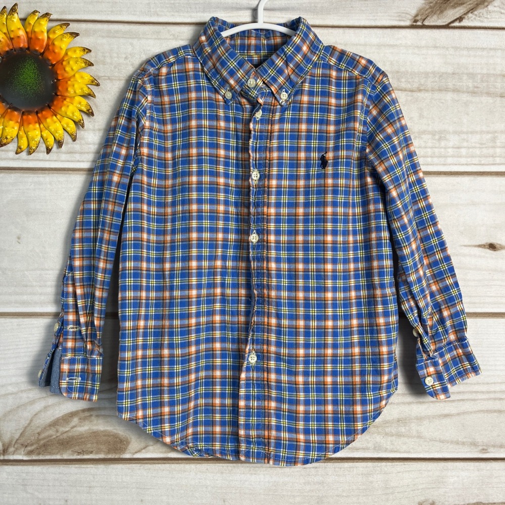 polo ralph lauren button down shirt 3T